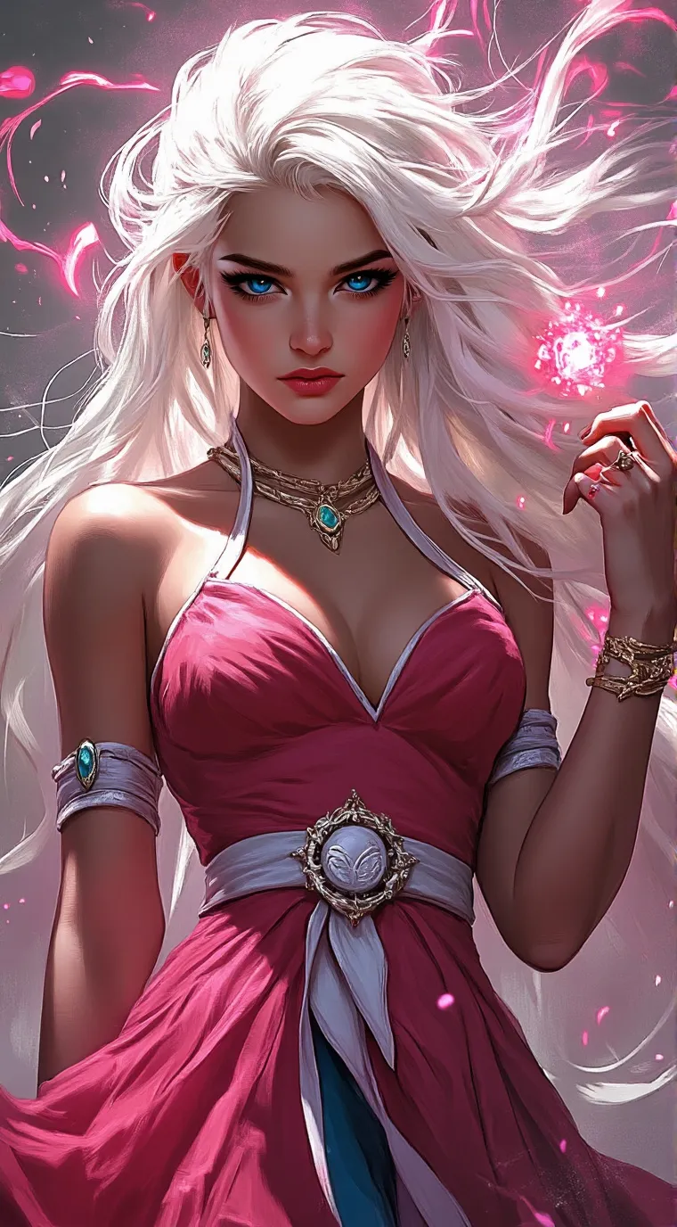 ai character: Selena Blaze background