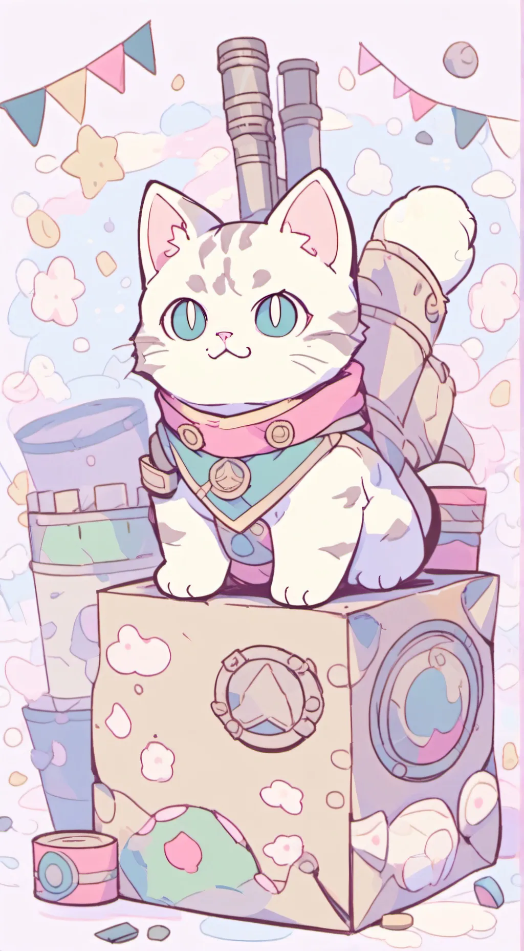 ai character: kdh × ppt background