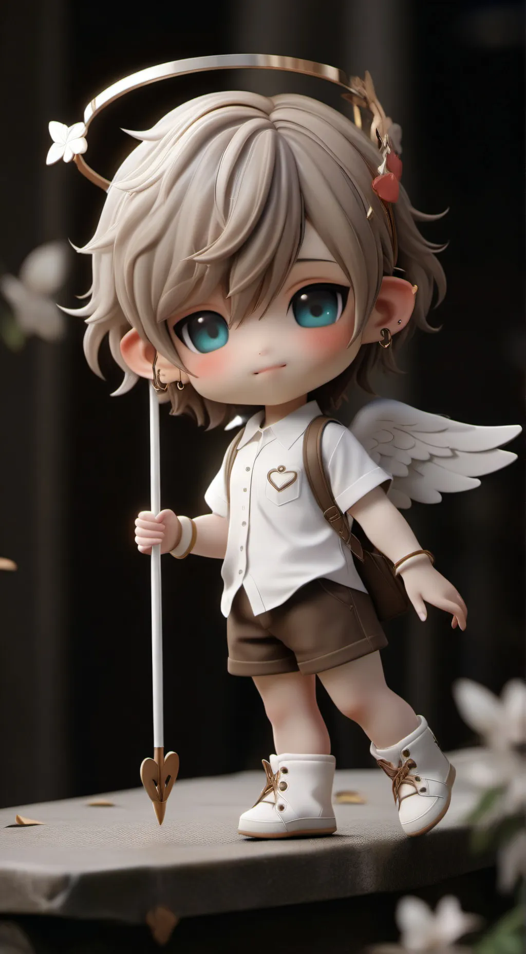 ai character: cute Cupid background