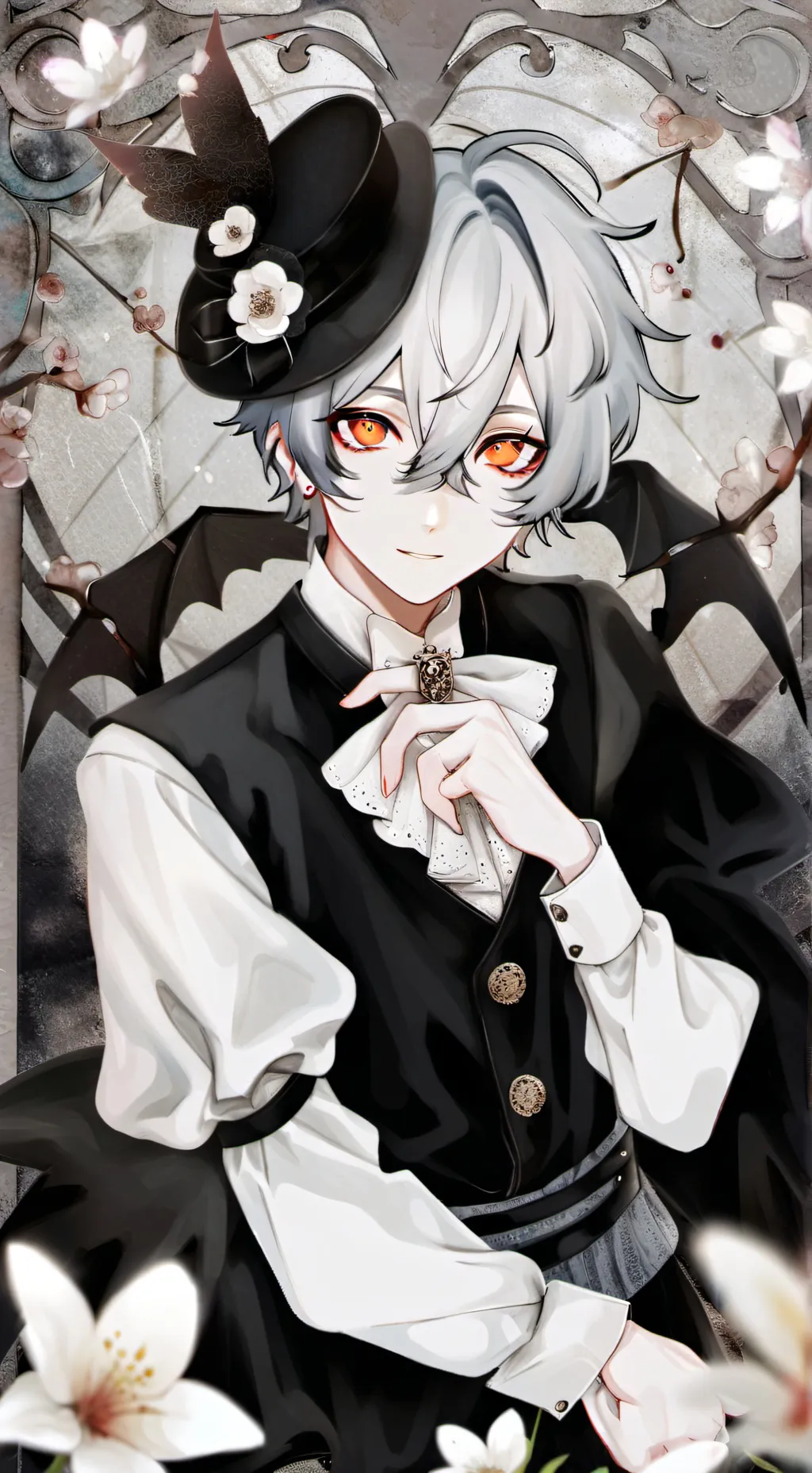 ai character: vampire  background