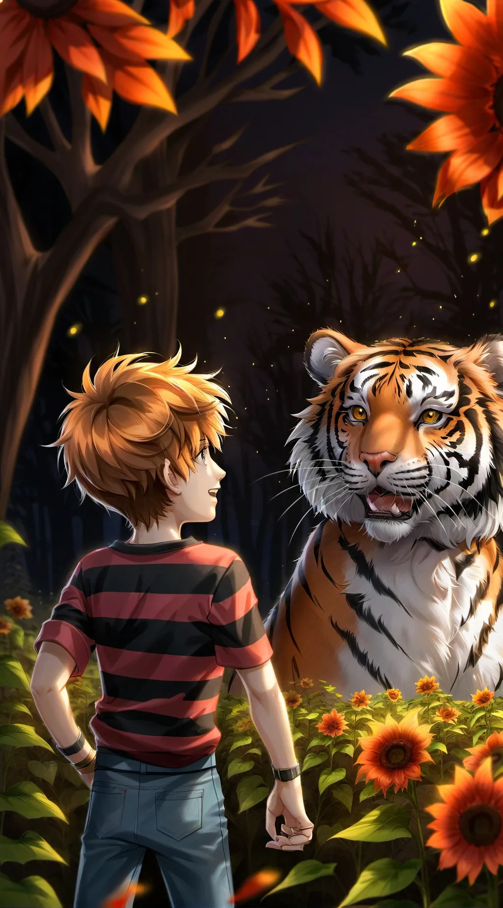 ai character: calvin and hobbes background