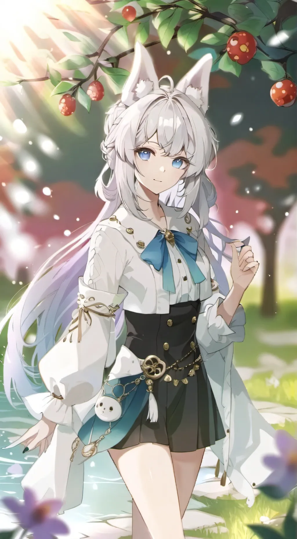 ai character: Kitsune background