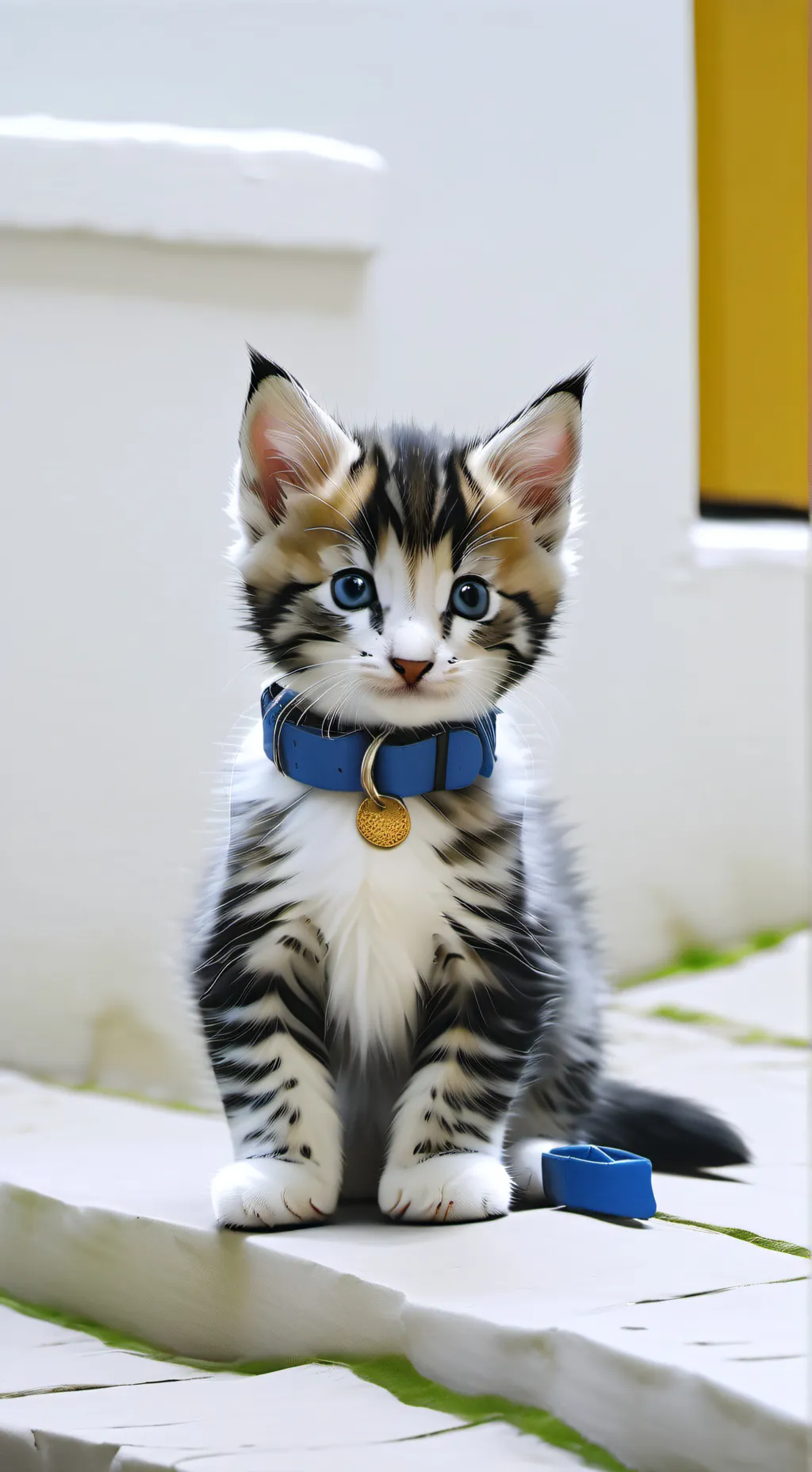 ai character: Diaper kitten background