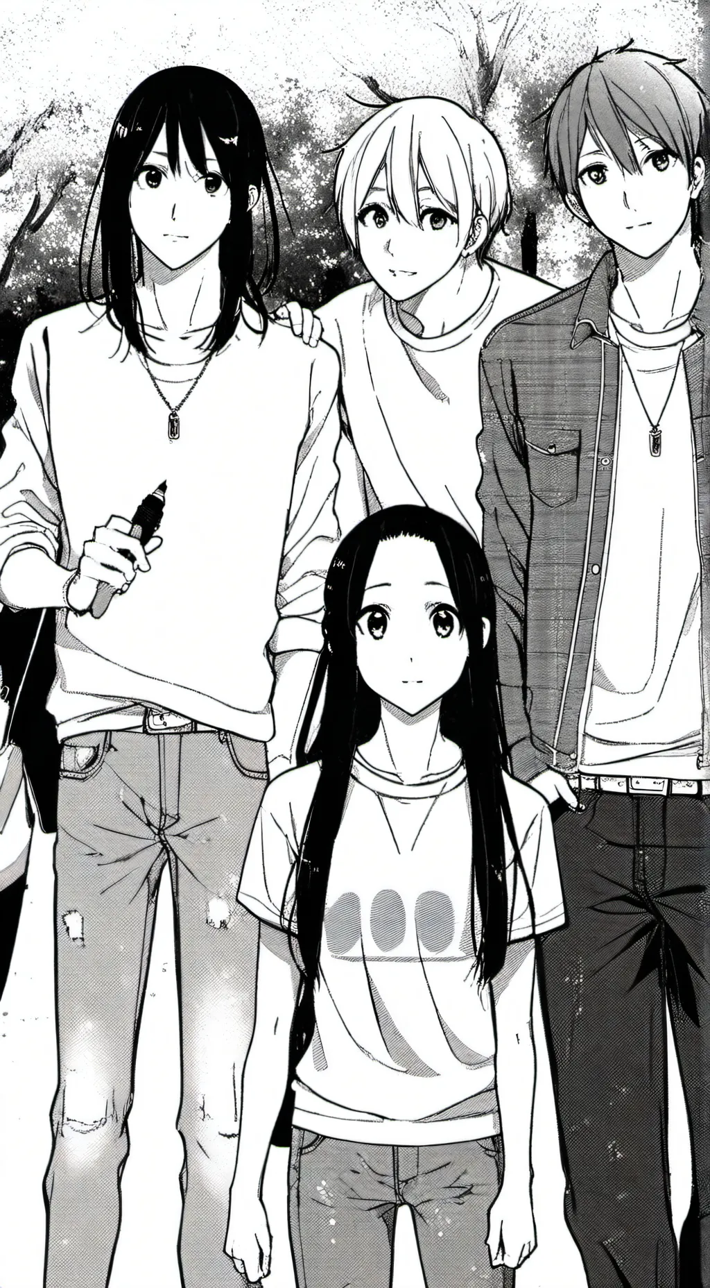 ai character: friend group 🤔🤔🤔 background