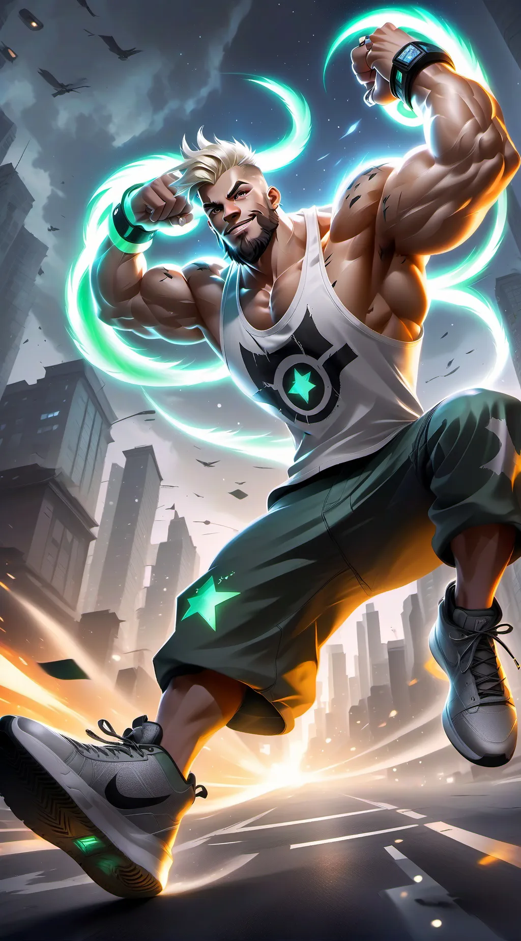 ai character: Duke  background