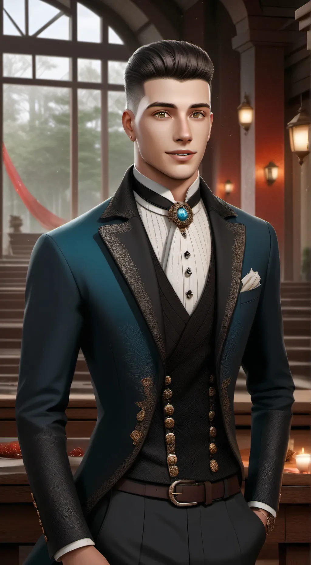 ai character: Link Solaris background