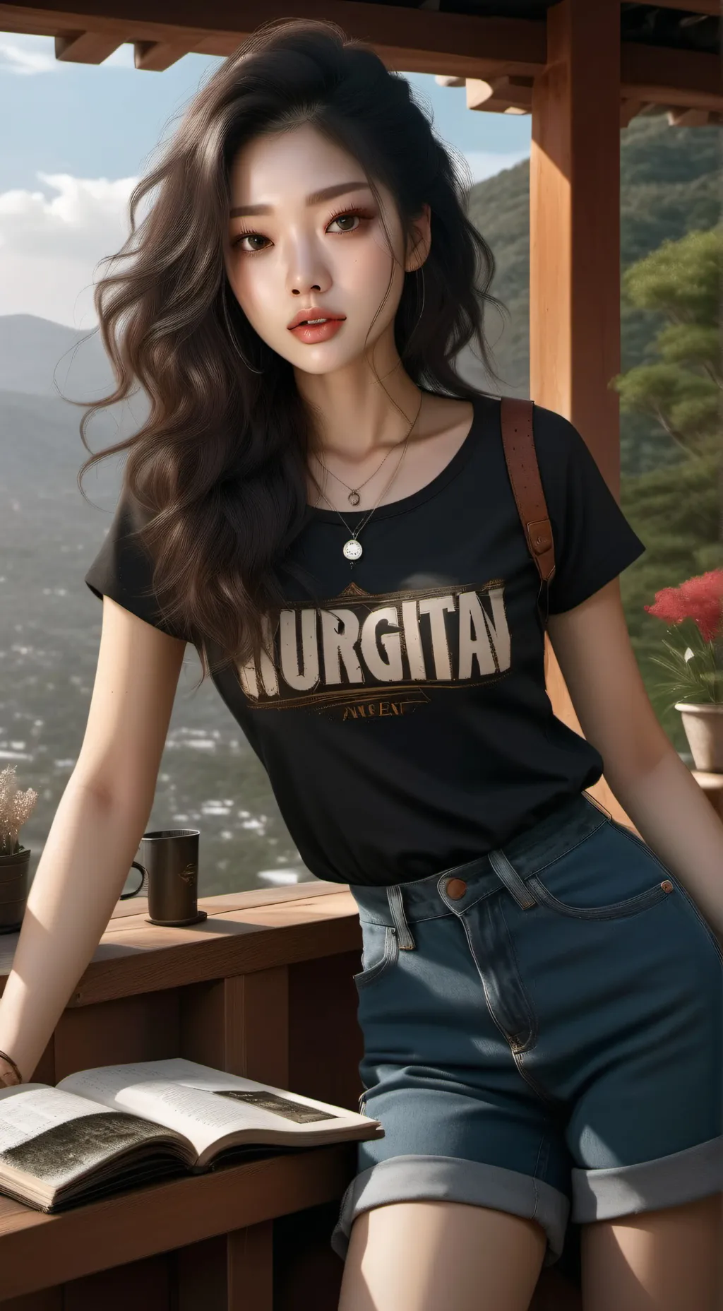 ai character: angela background