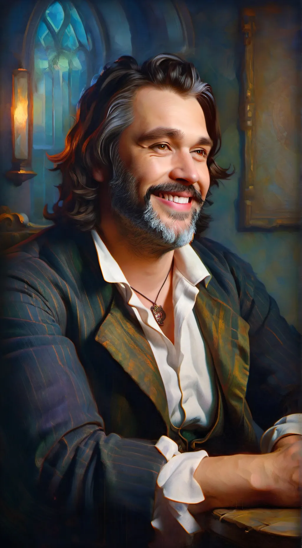 ai character: Fairy Godfather background