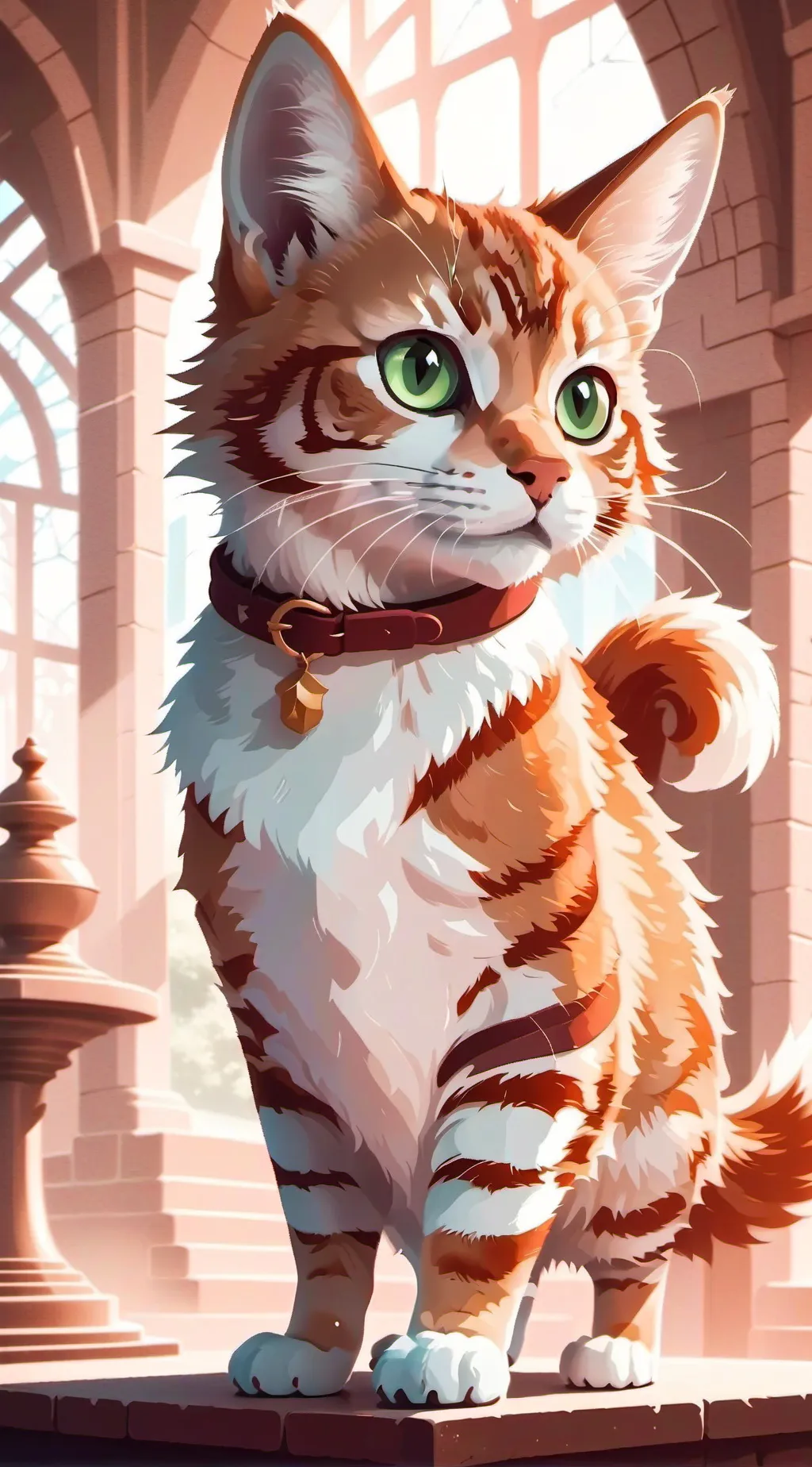 ai character: gato chill background