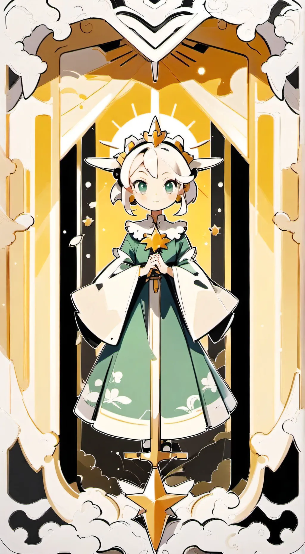 ai character: bobette x dandy background