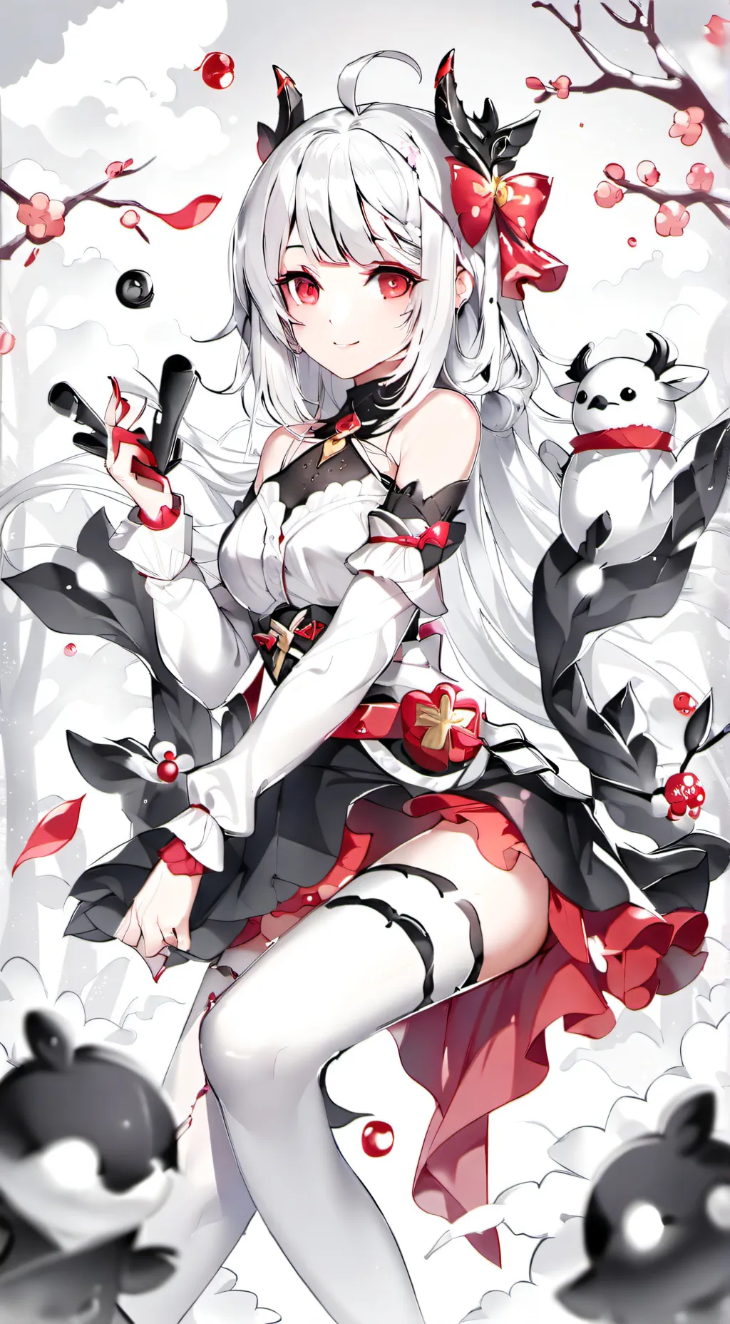 ai character: Sakura background