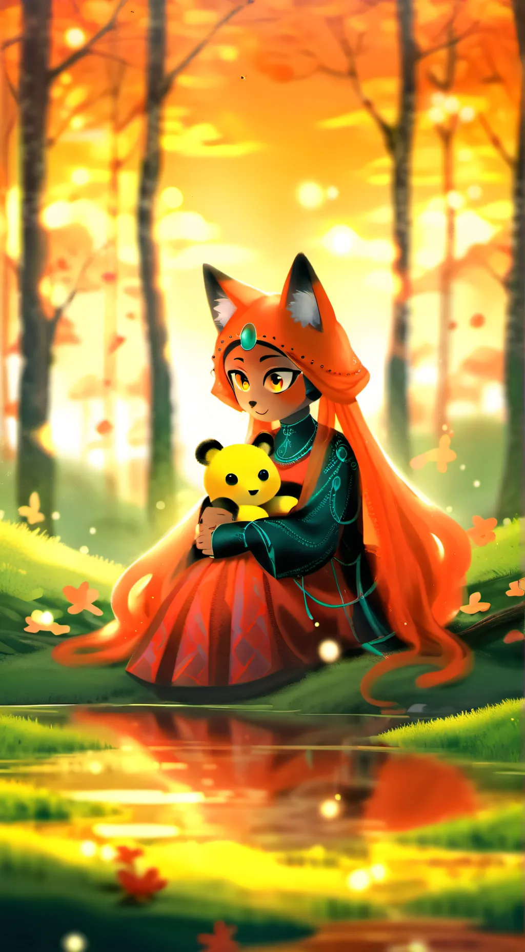 ai character: ginger x bobette background