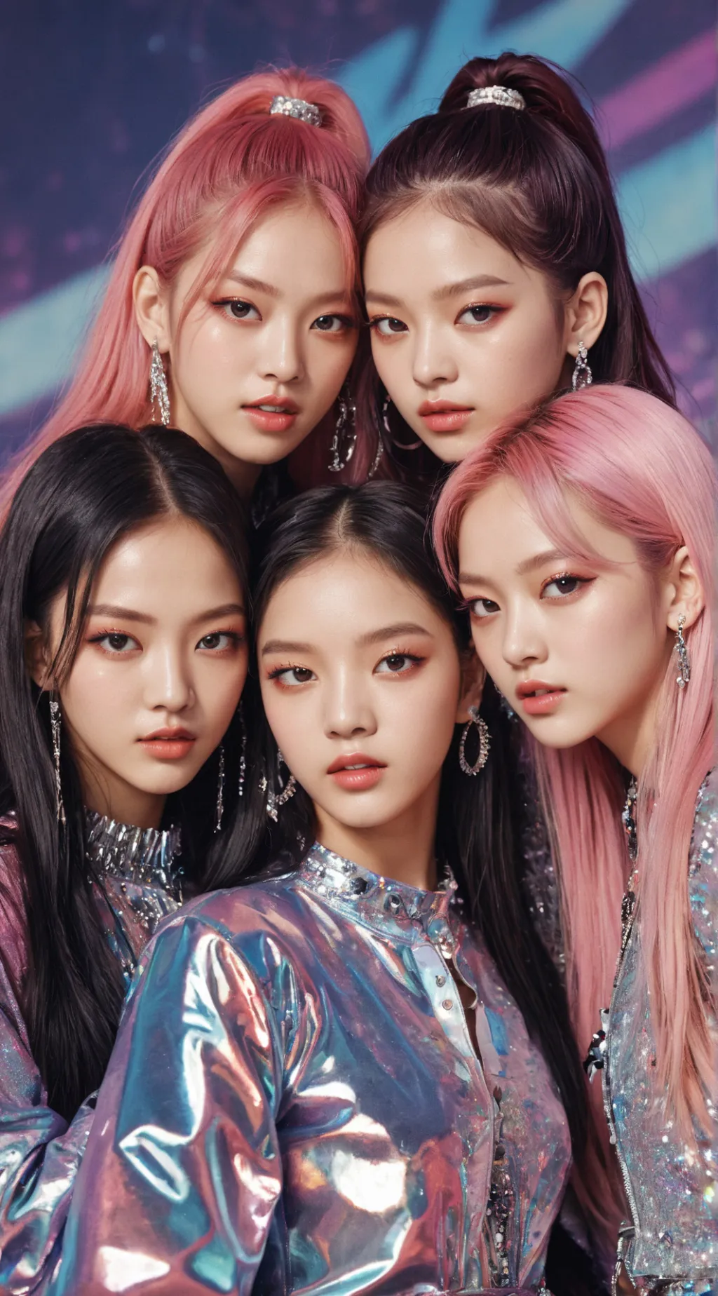 ai character: Blackpink background