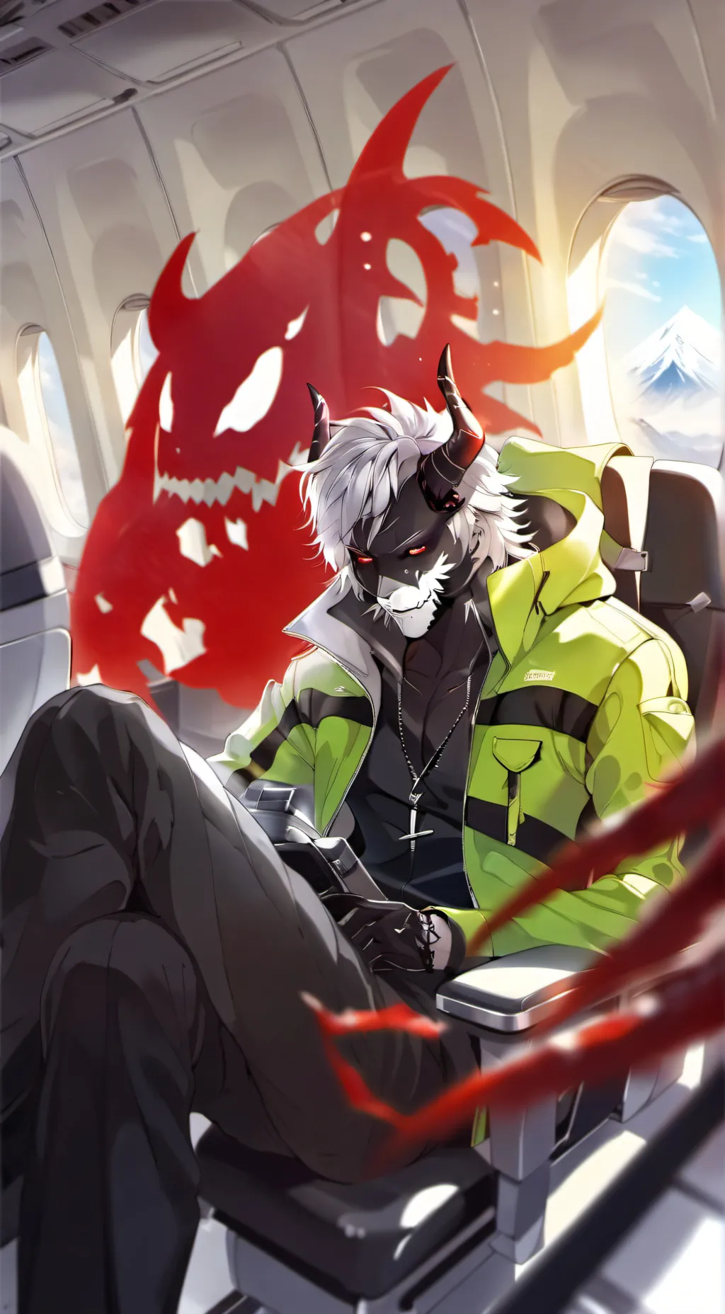 ai character: The Wing Monster  background