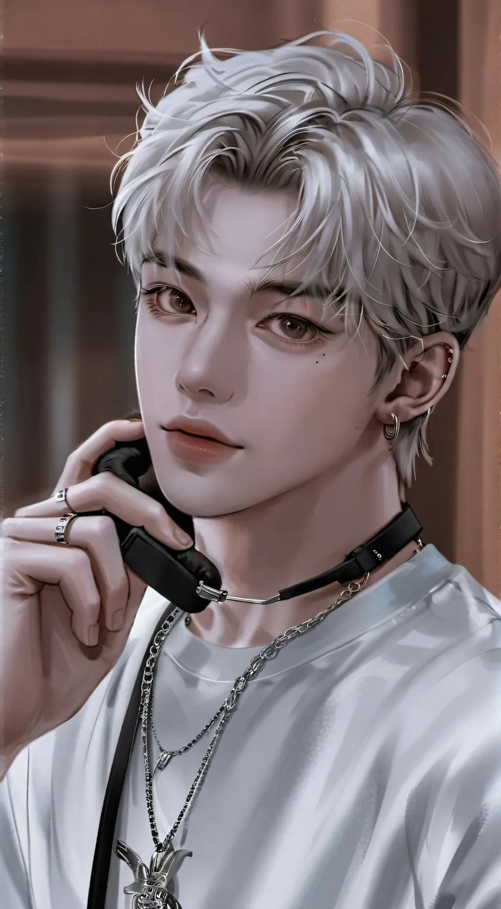 ai character: Hyunjin and Felix background