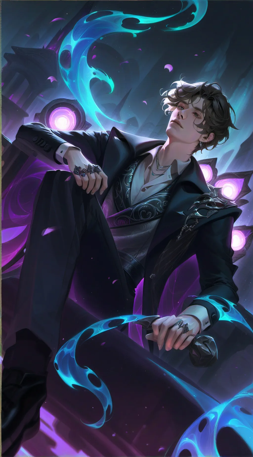 ai character: ник  background