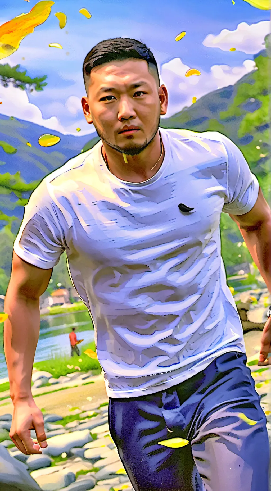 ai character: KIM JONG UN background