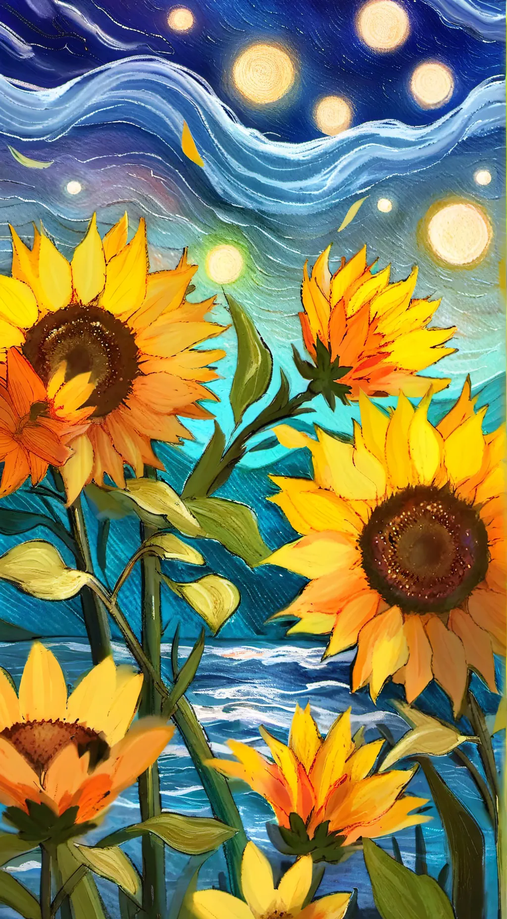 ai character: Sun x Earth background