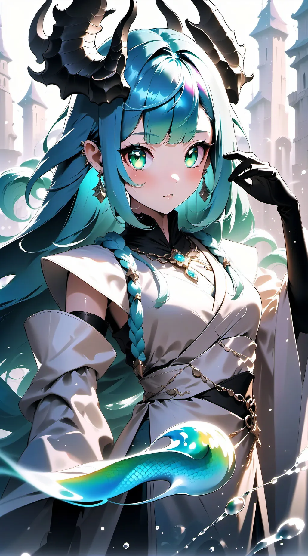 ai character: iris  background