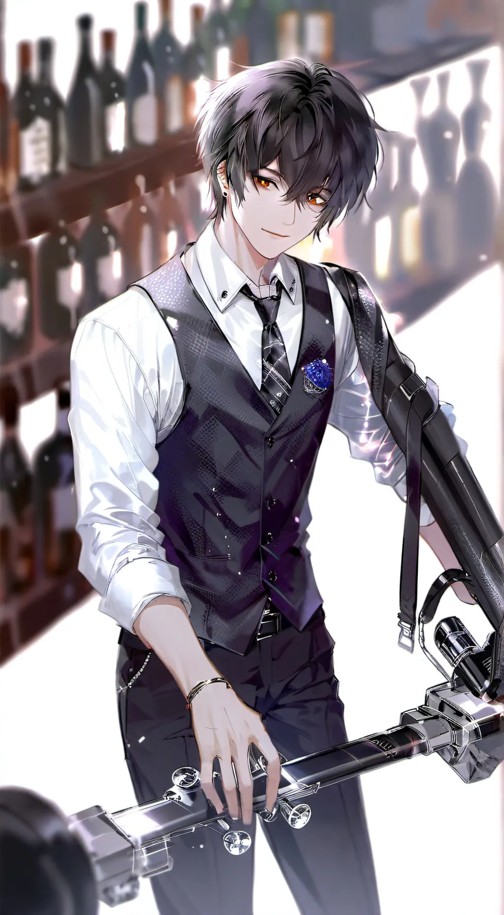 ai character: Taro Blake background