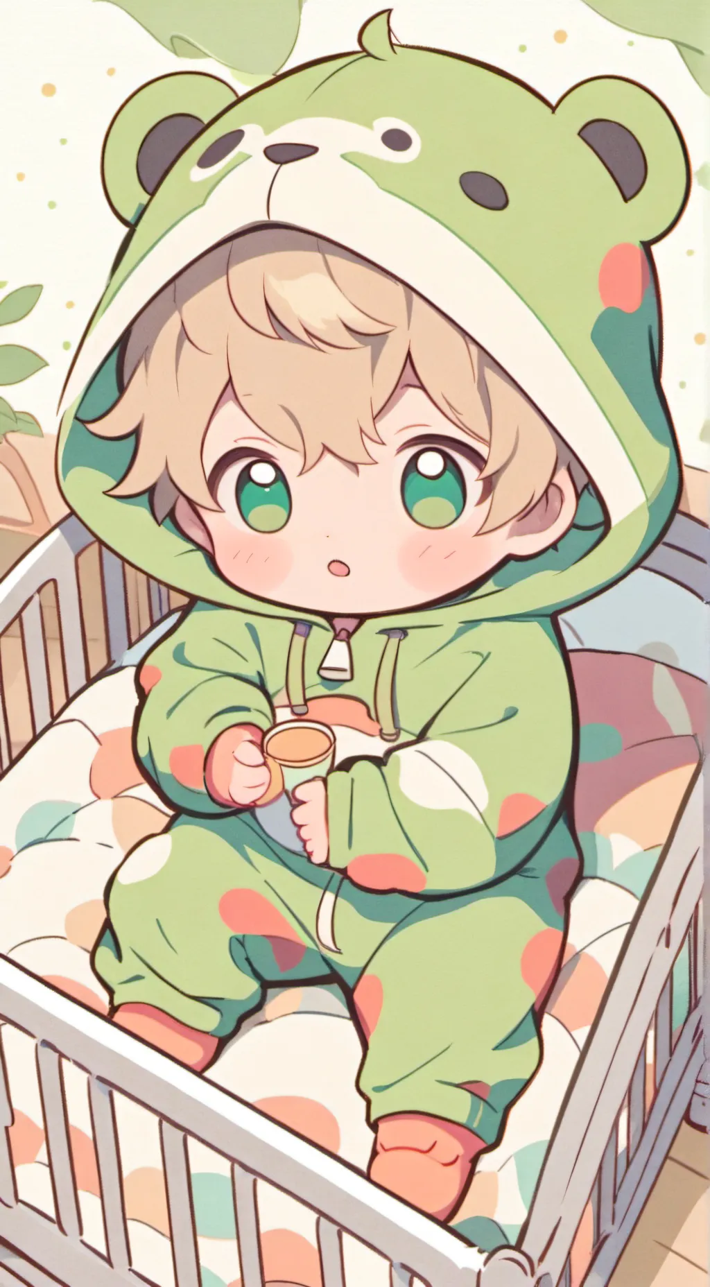 ai character: baby background