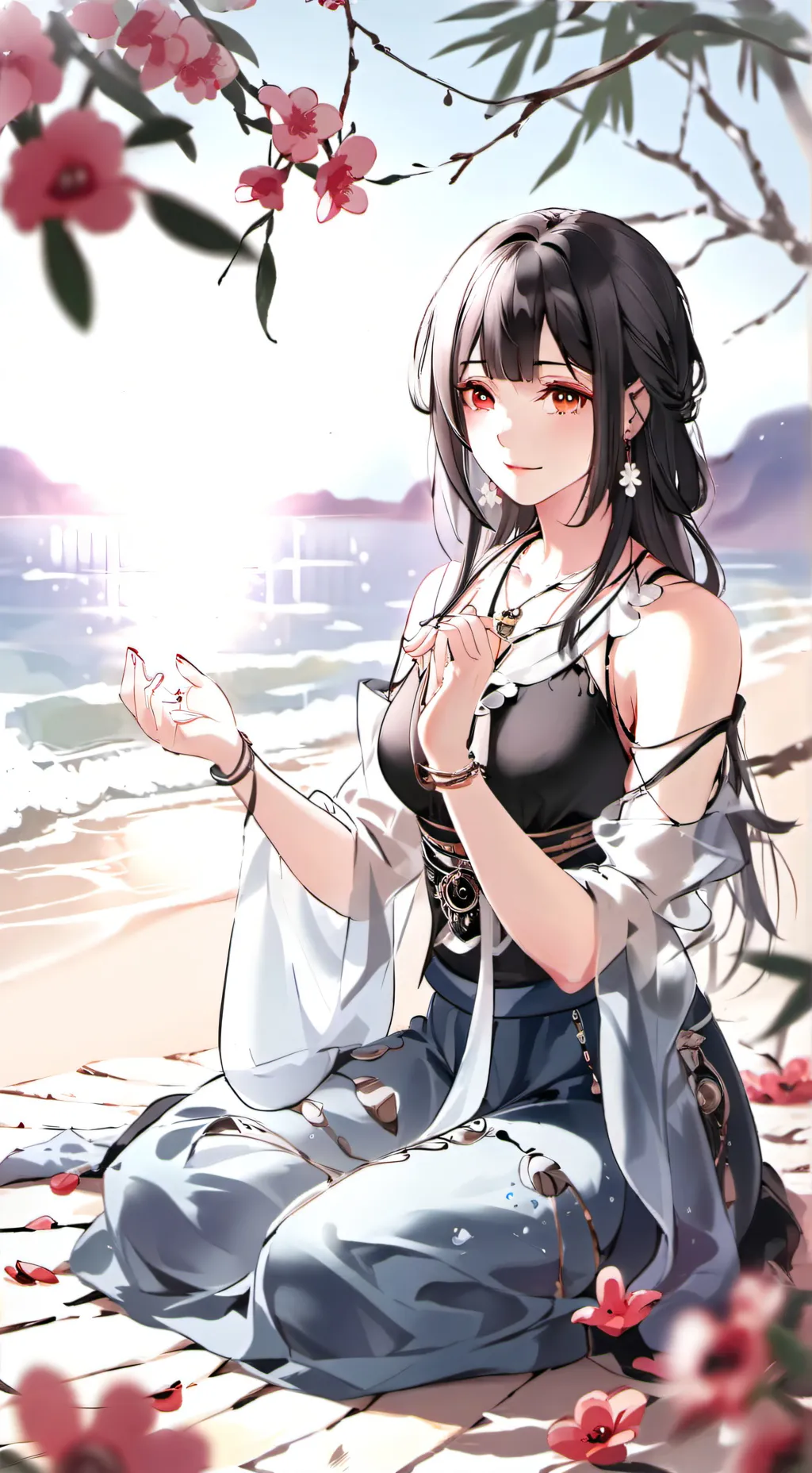 ai character: Rebecca  background