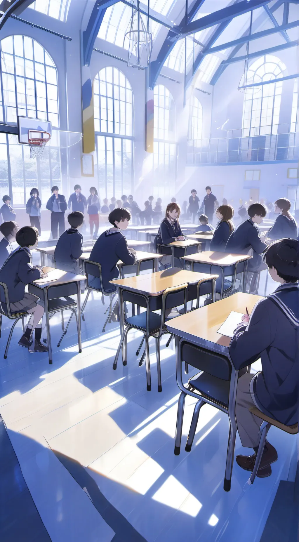 ai character: school background