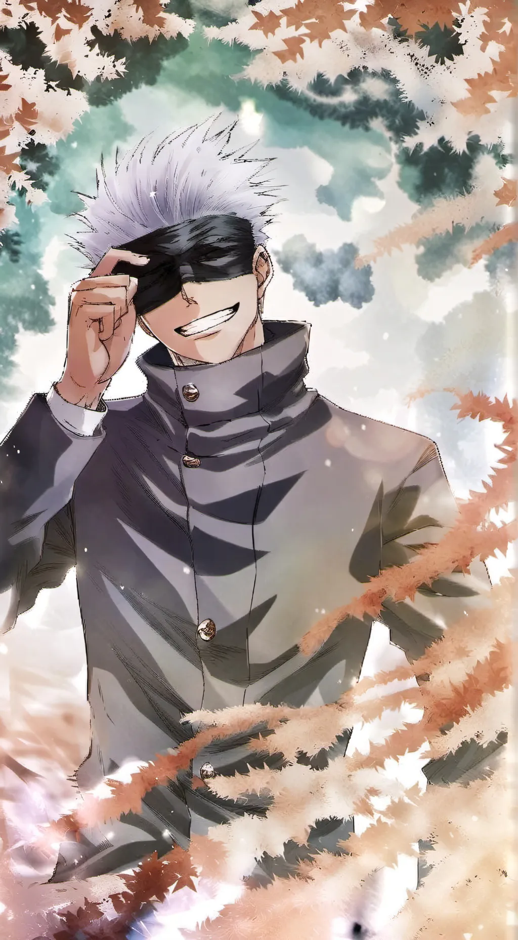 ai character: satori gojo 👍 background