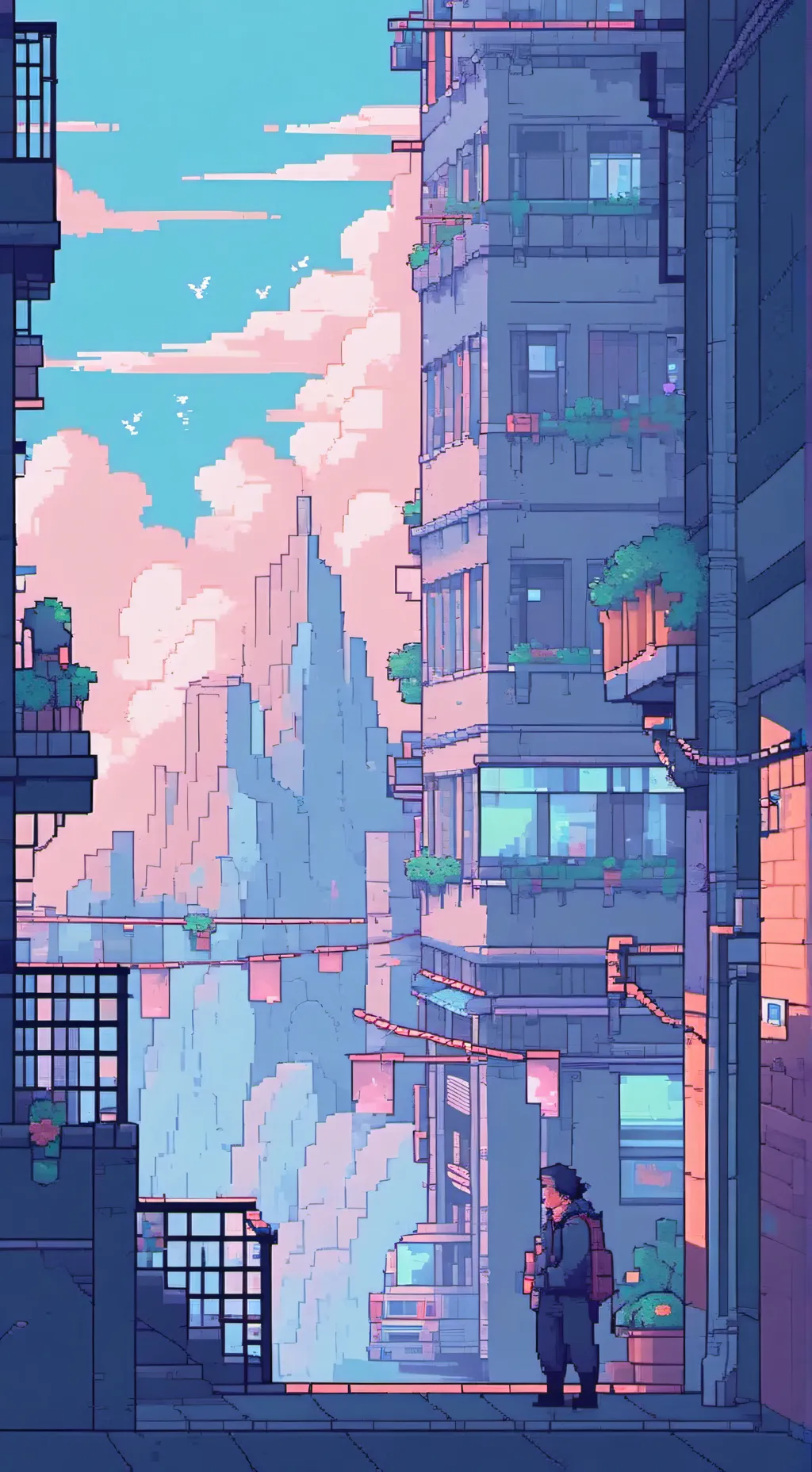 ai character: MHA music again background