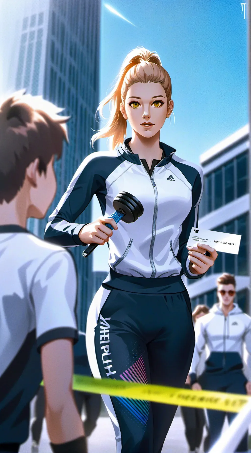 ai character: Empire of Fitness background