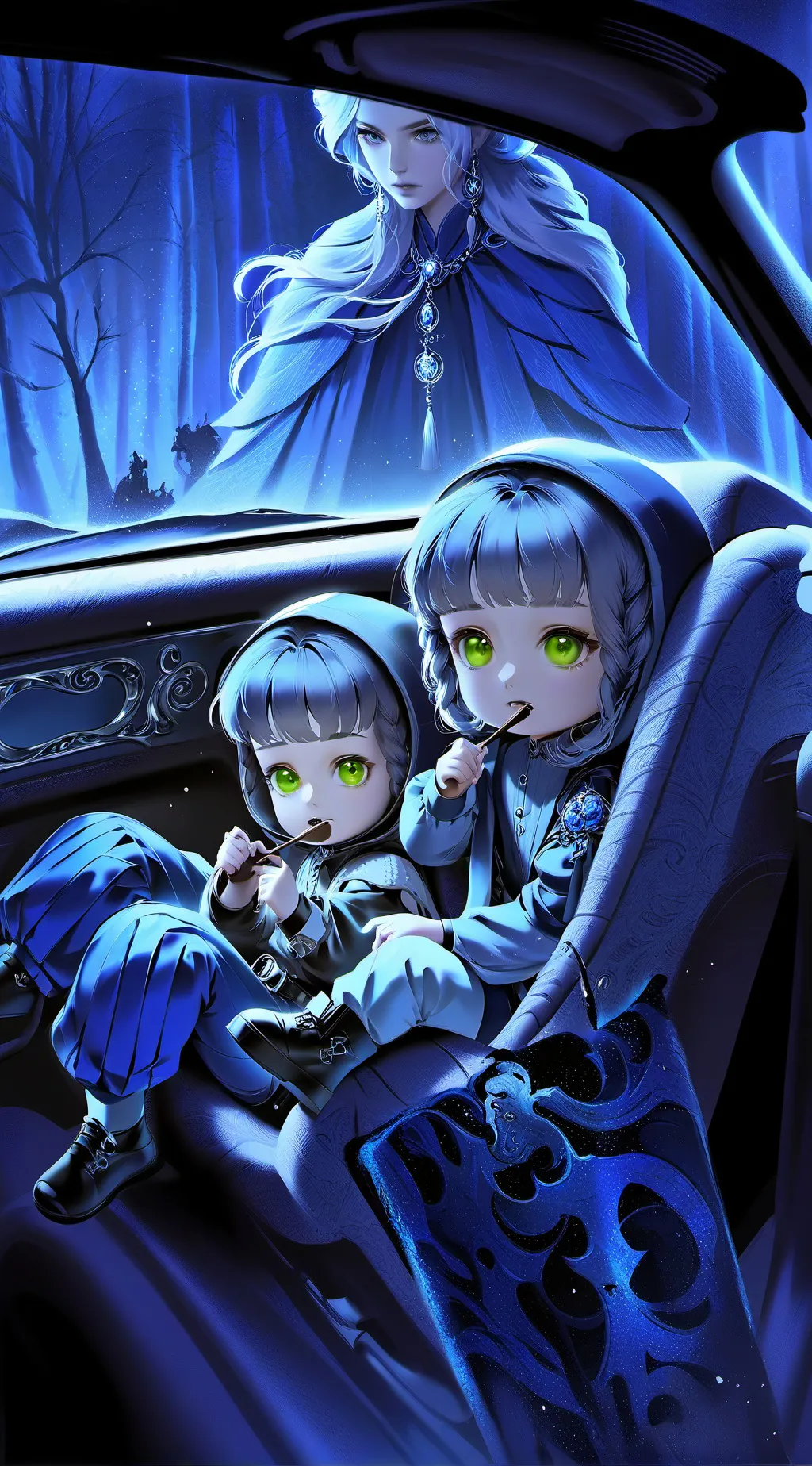 ai character: Liam and Elara background