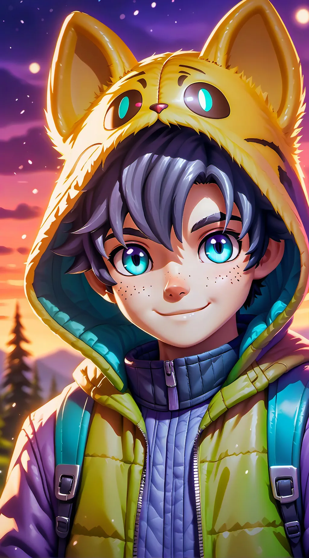 ai character: Sageiro the Hooded Wolf background