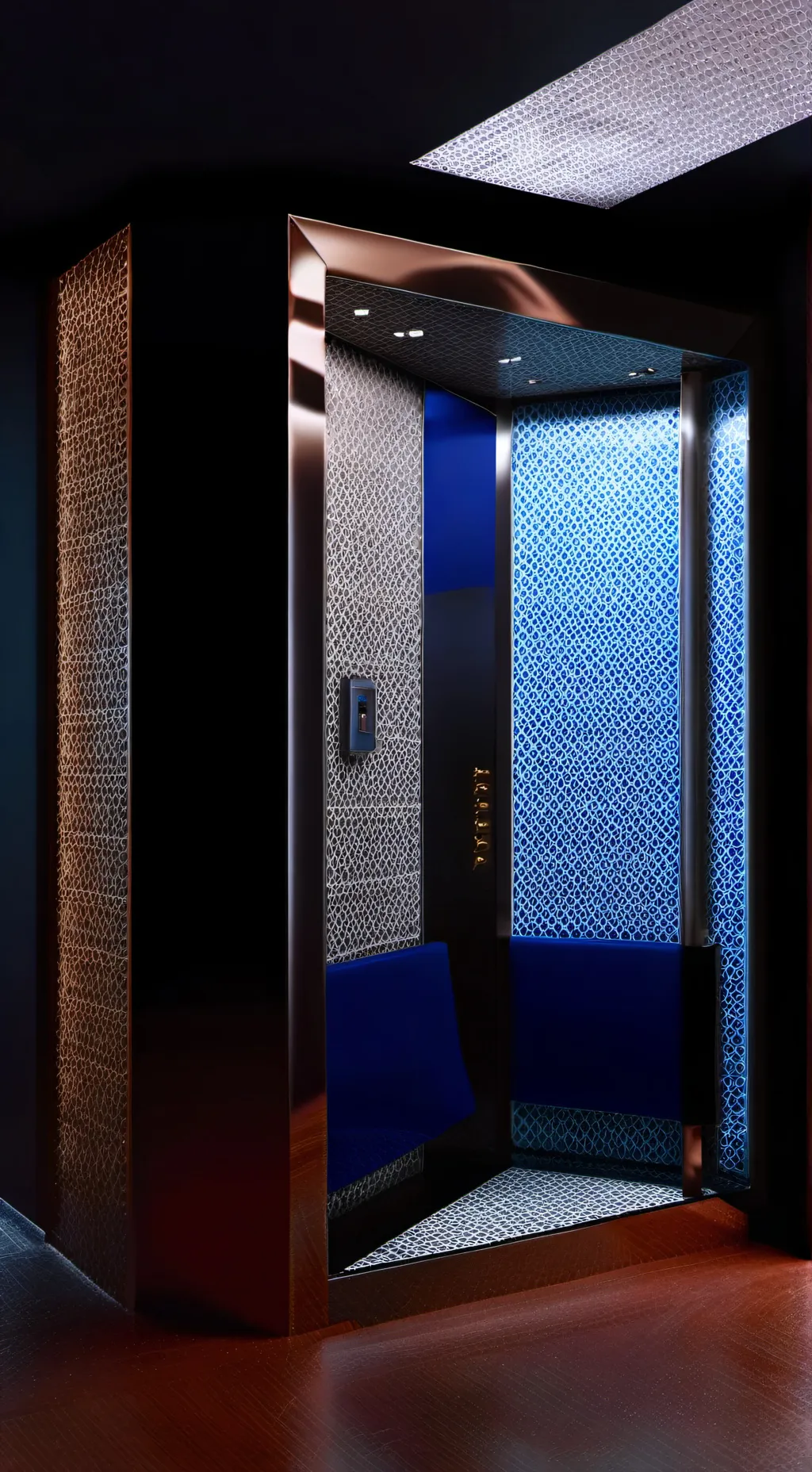 ai character: Insane elevator background