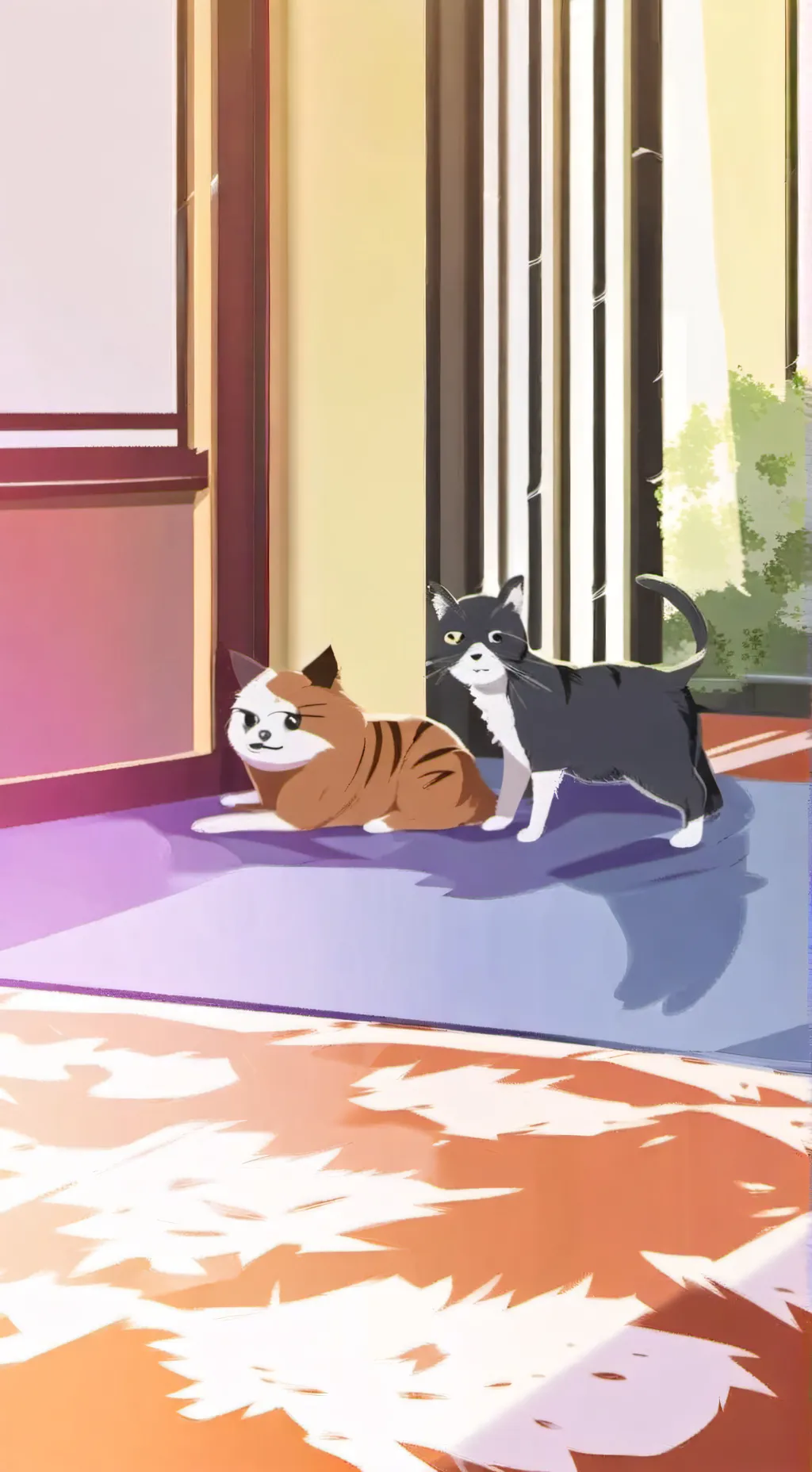 ai character: bluey S1 Ep1 background