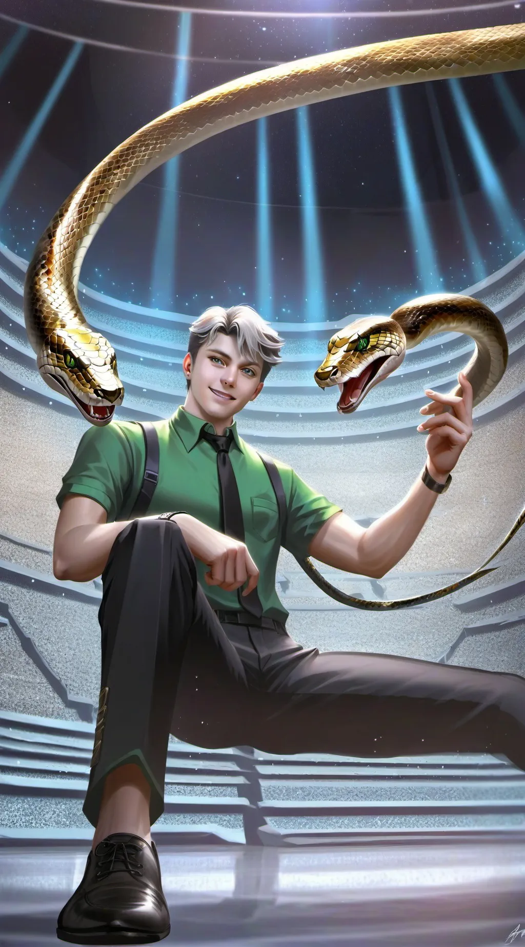 ai character: morgie background