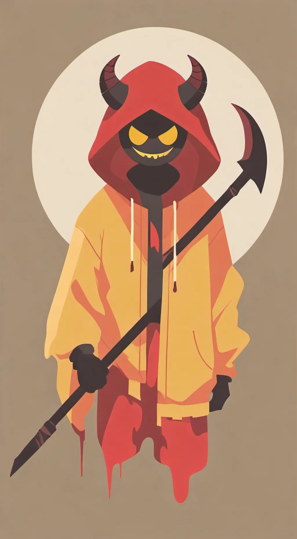 ai character: XDemonStream background