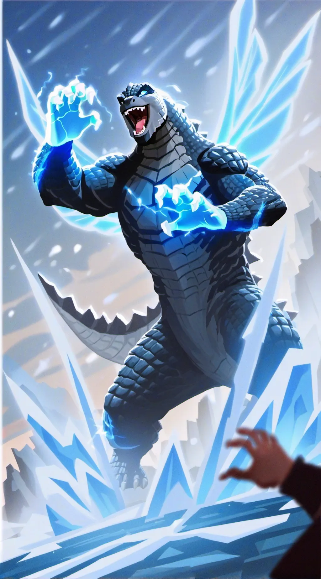 ai character: 𝓕𝓻𝓮𝓪𝓴zilla background