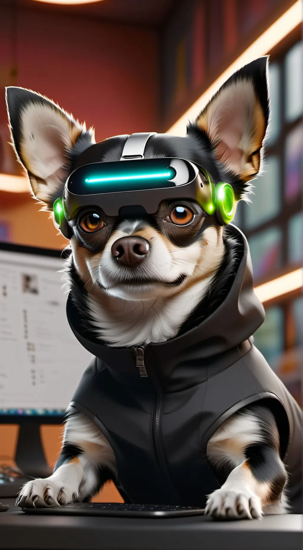 ai character: Hackster background