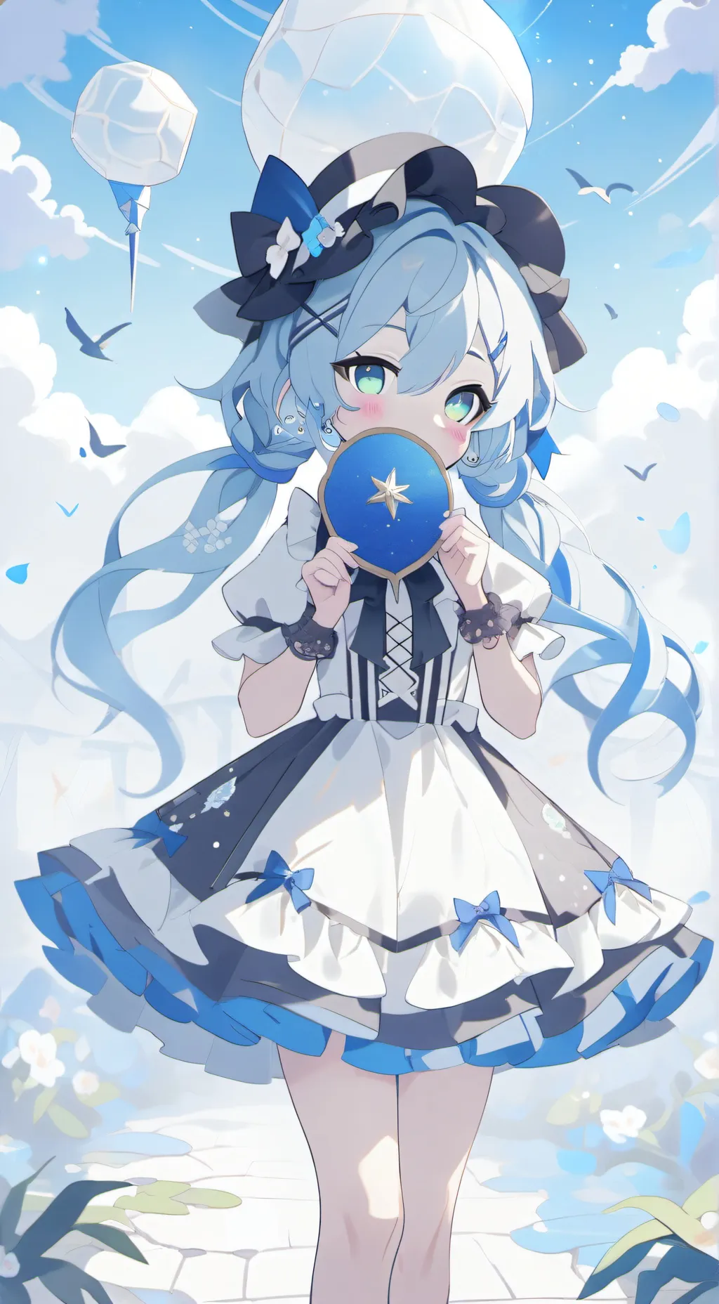 ai character: memes.  background