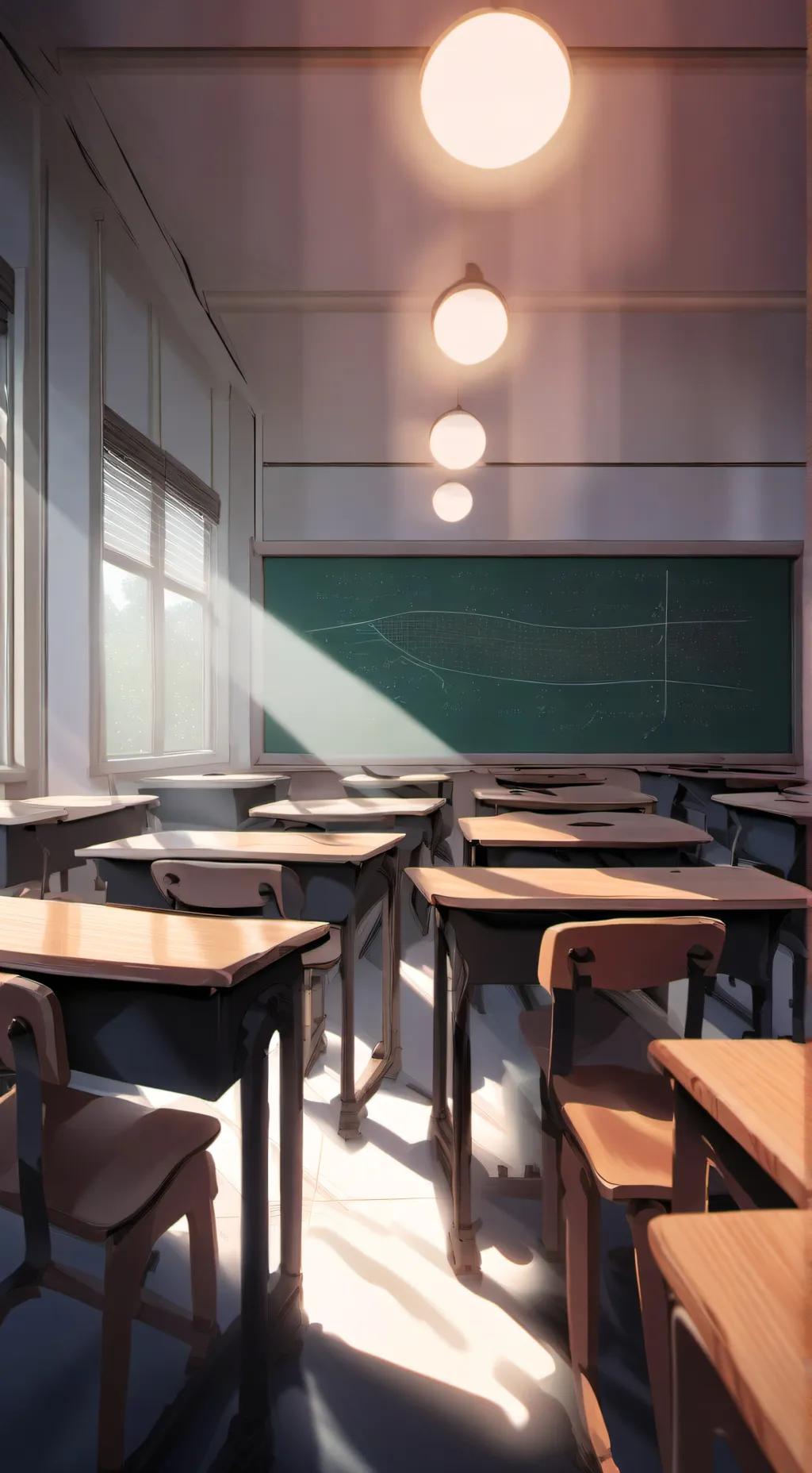 ai character: Classroom  background