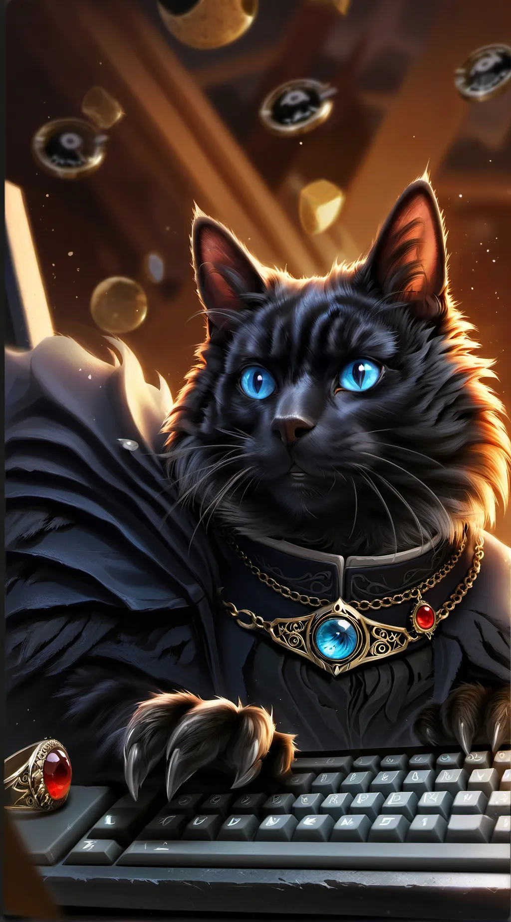 ai character: Keybork background