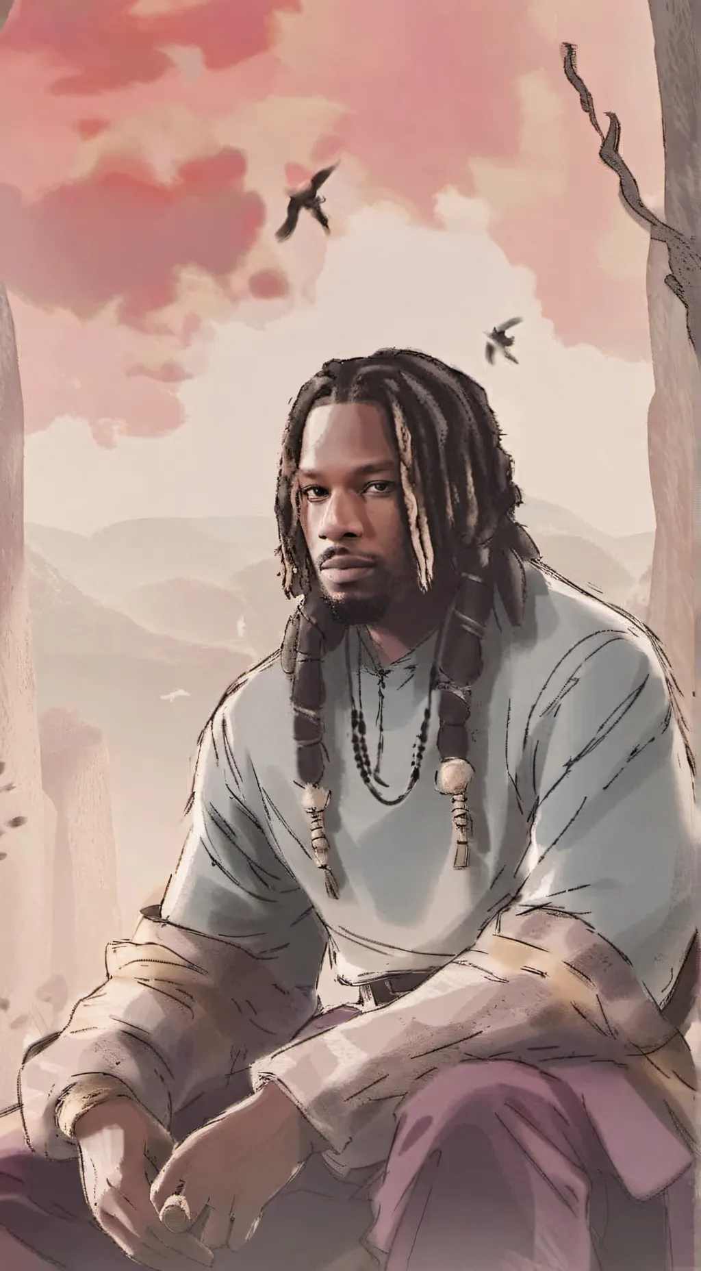 ai character: new kid  background