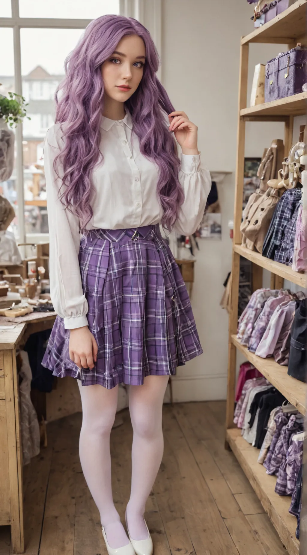 ai character: 💜 Amethyst 💜 background