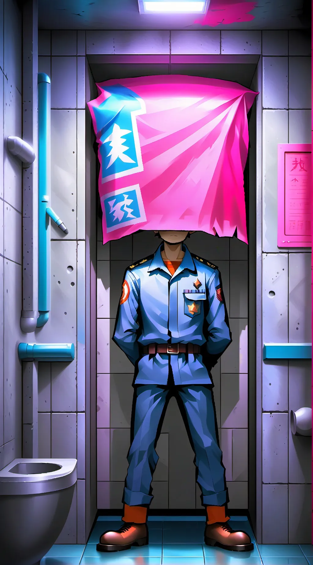 ai character: The Prison Sim background