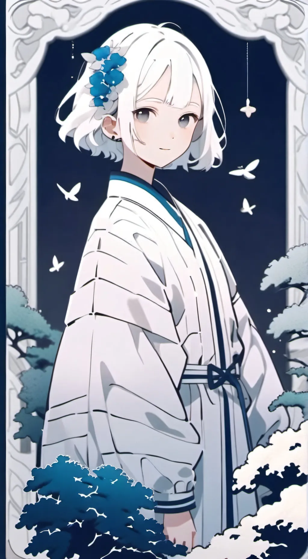 ai character: korea teacher background