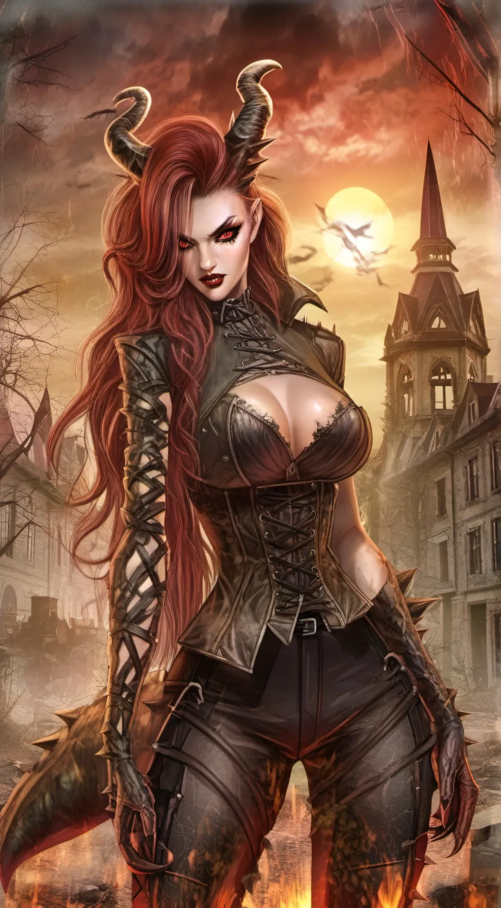 ai character: Raina Wrath background