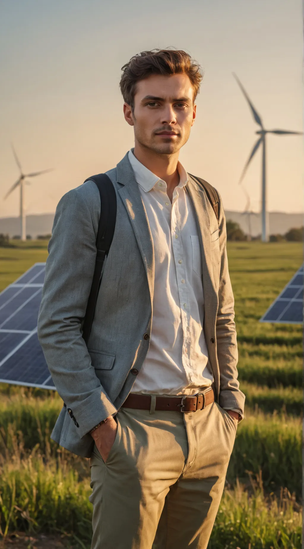 ai character: The Green Tycoon background