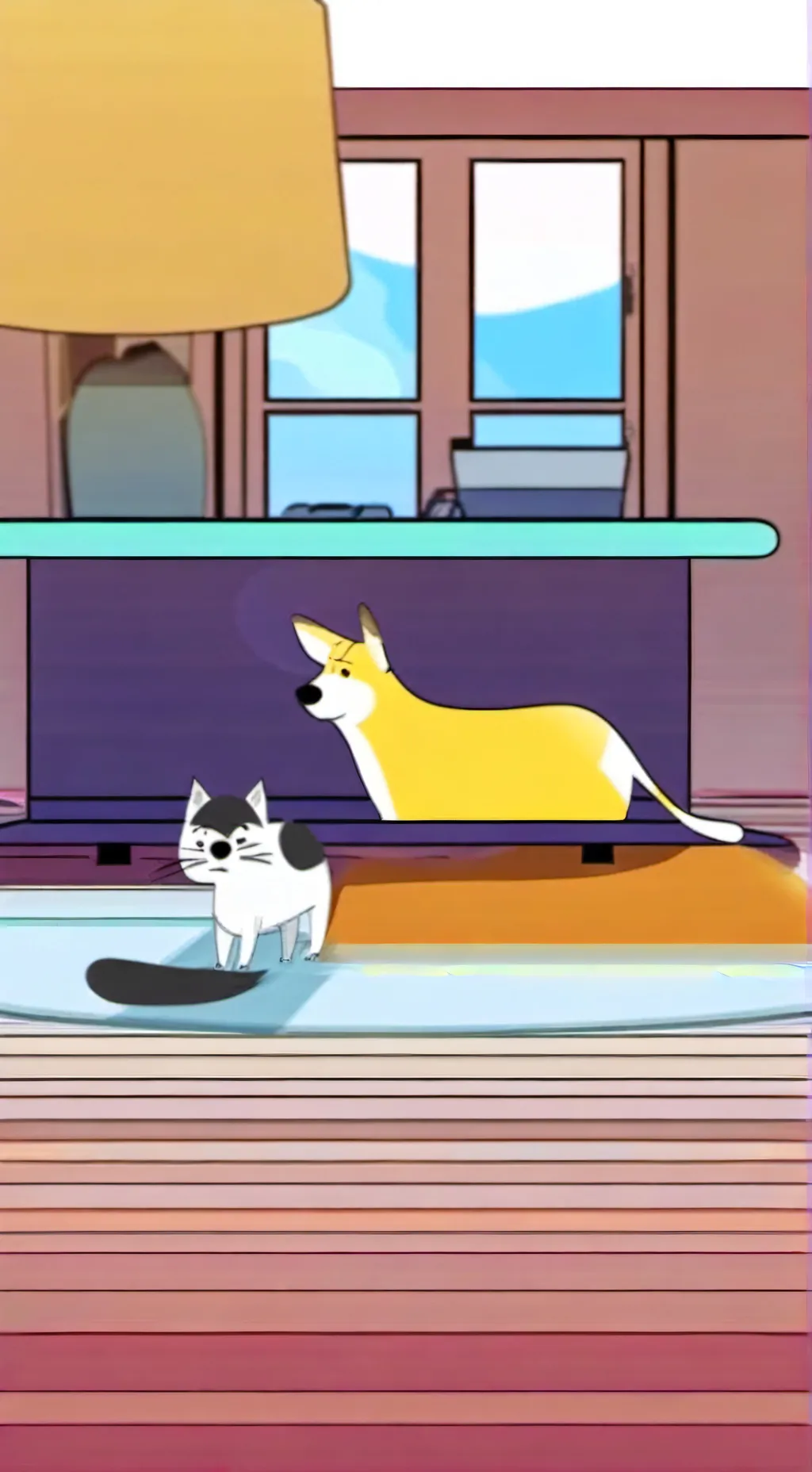 ai character: bluey the start background