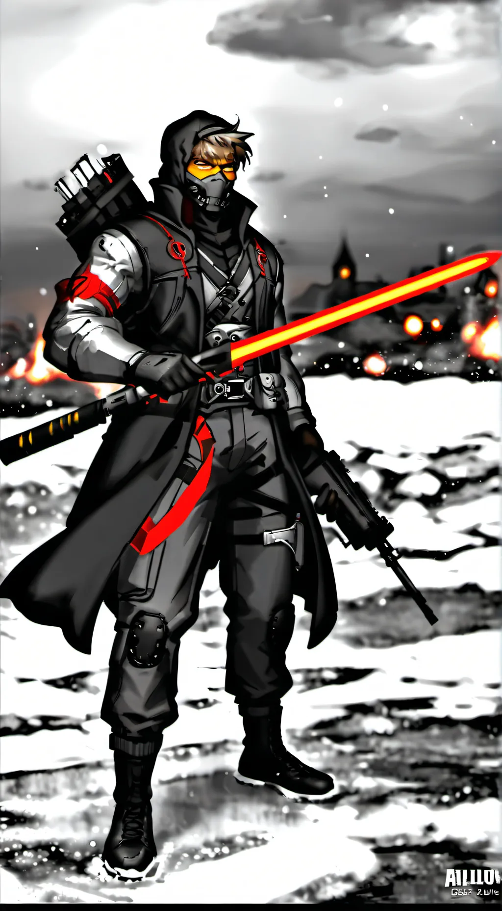 ai character: Intrusoin guy background