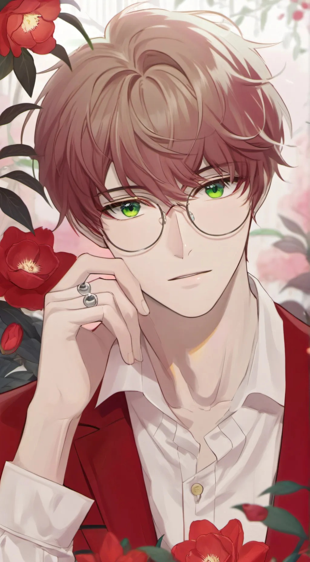 ai character: Awkward Green Thumb background